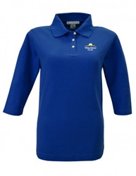 2115- Port Authority® Ladies Silk Touch™ 3/4-Sleeve Polo 